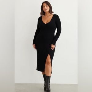 DYNAMITE bodycon sweater dress
